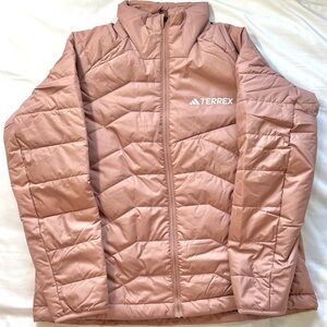 NWT Adidas Terrex Pink Puffer Insulated Hiking Jacket size L, XL